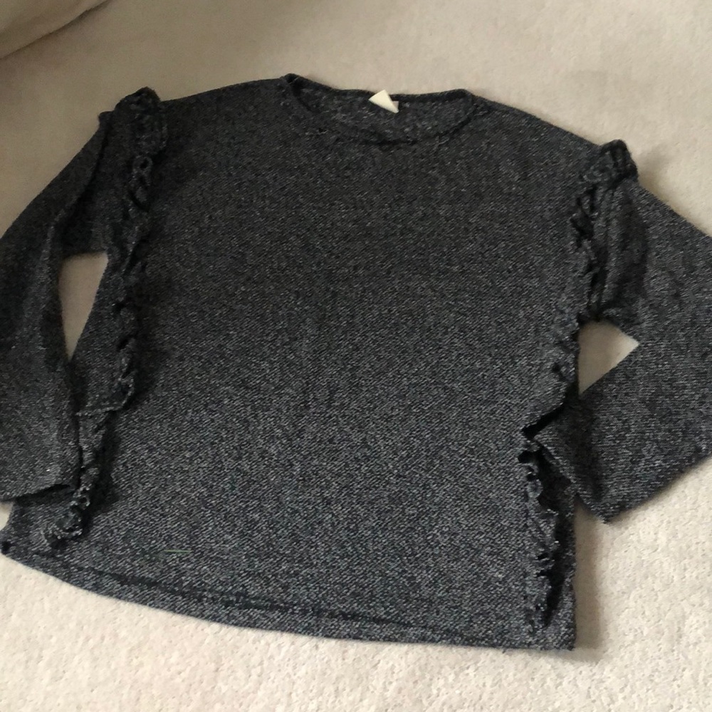 Zara ruffle top!